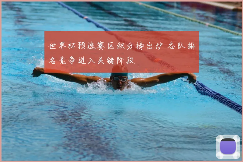 世界杯预选赛区积分榜出炉 各队排名竞争进入关键阶段